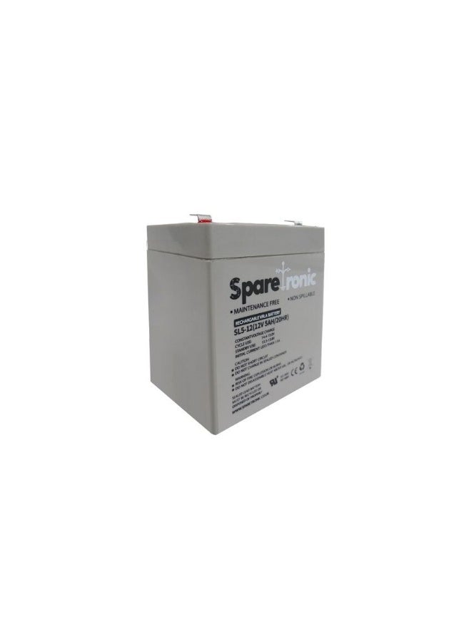 SL5-12 - Sparetronics, 5Ah, 12V, Lead-Acid Battery
